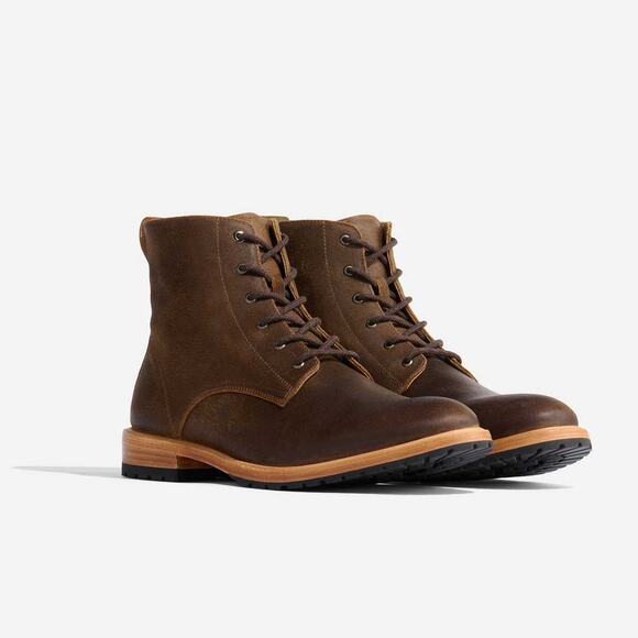 New Martin All Weather Boots waxed brown color main image 5
